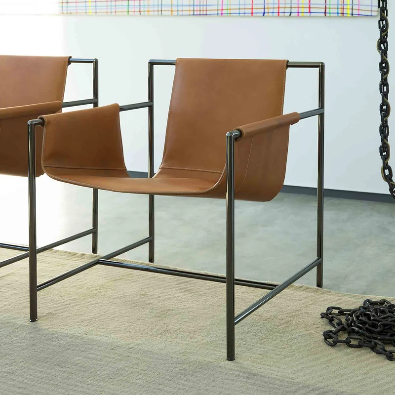 Leather Armchair MING'S HEART by Shi-Chieh Lu for Poltrona Frau