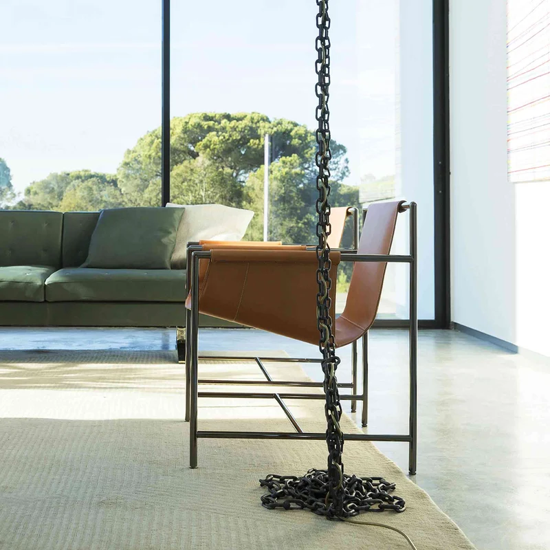 Leather Armchair MING'S HEART by Shi-Chieh Lu for Poltrona Frau