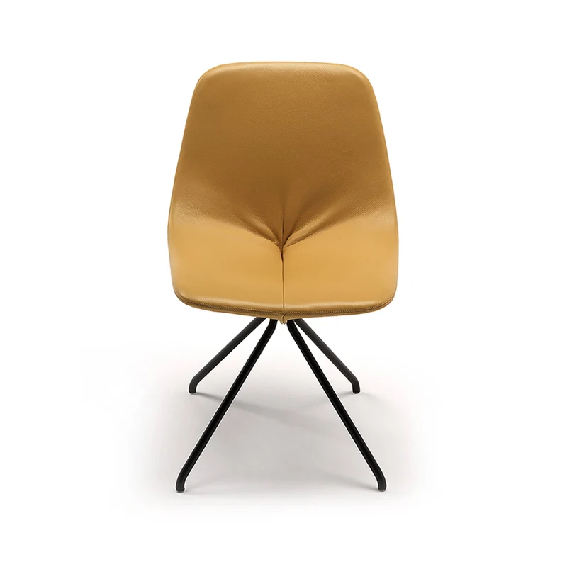 Leather Dining Chair DU 30 by Gastone Rinaldi for Poltrona Frau