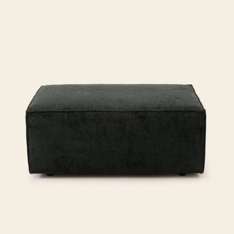 Pouf DYONIS marlon gris vert