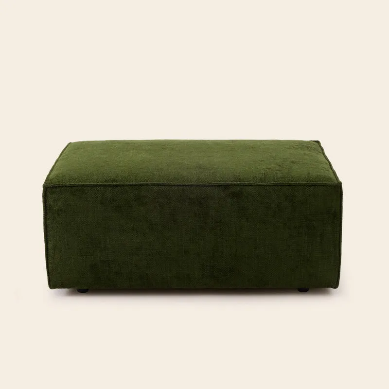 Pouf DYONIS marlon vert olive