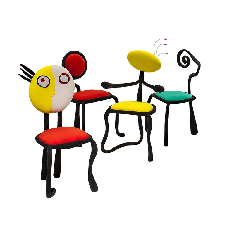 Metal Chairs MIRO' Set of Four