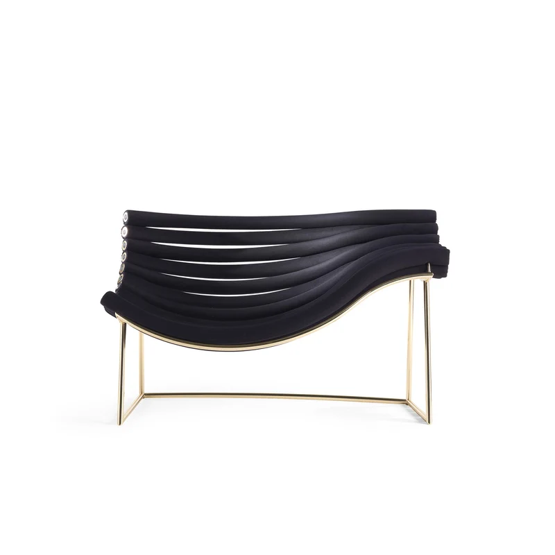 Metal Armchair AMEDEA by Debonademeo