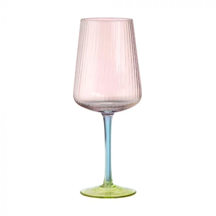 Set 6 calici vino multicolor 500 ml