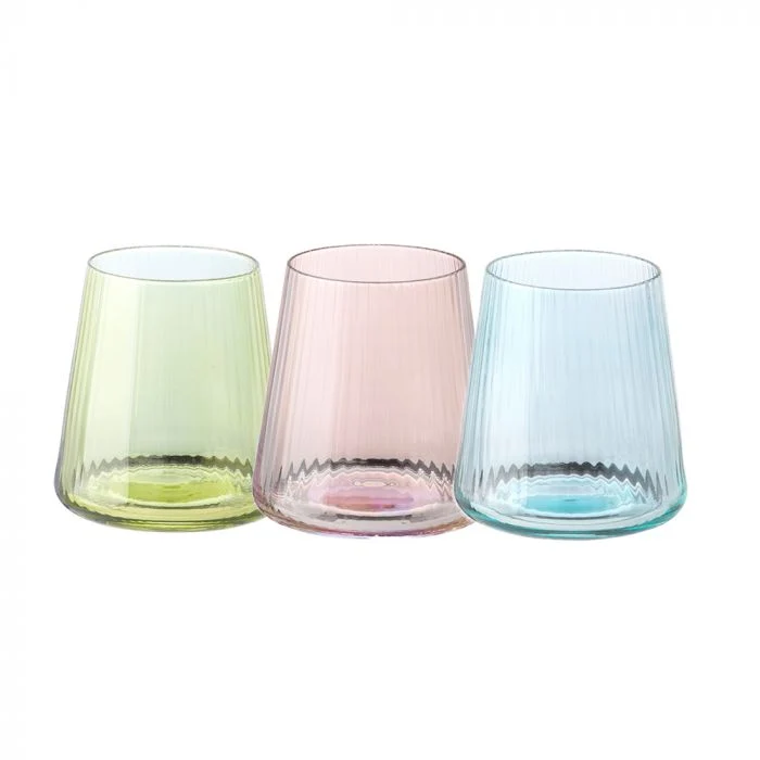 set 6 tumbler 3 colori assortiti 400 ml