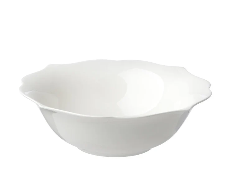 Insalatiera con falda a merletto 23 cm