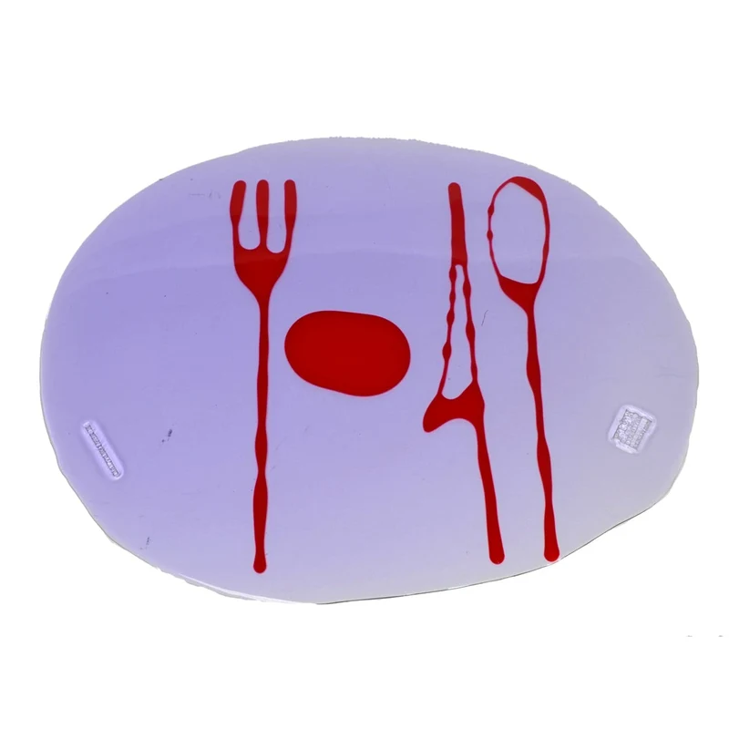 Placemat TABLE-MATES Clear Lilac Set of Six by Gaetano Pesce for Fish Design