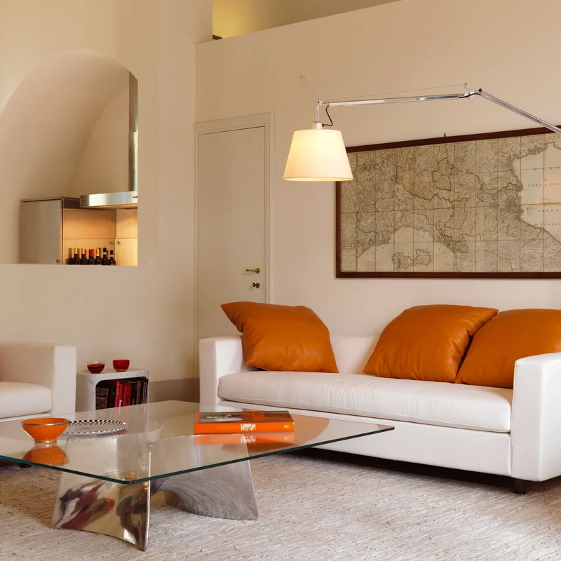Crystal and Alluminium Coffee Table BENTZ by Jeff Miller for Baleri Italia