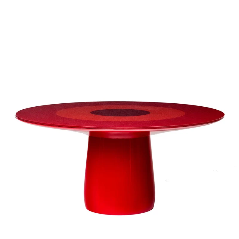 Glass Round Table ROUNDEL by Claesson Koivisto Rune for Baleri Italia