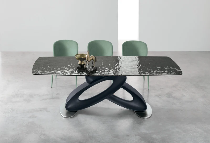 Eclipse Fixed Dining Table by Target Point - Luxury Italian Barrel Dining Table