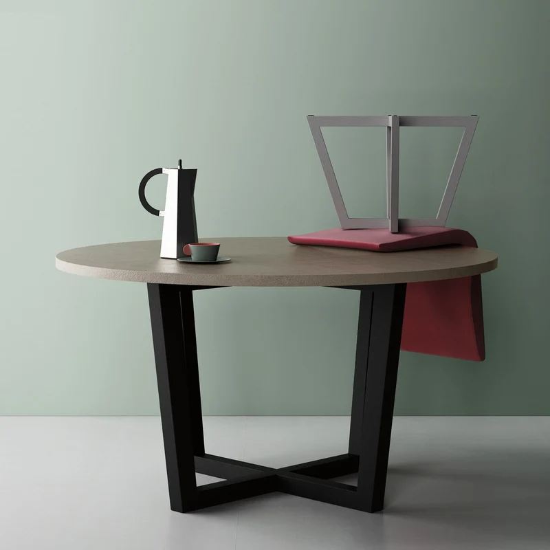 Feng Shui Round Fixed Dining Table – Imperial Line | Italian Elegance & Craftsmanship