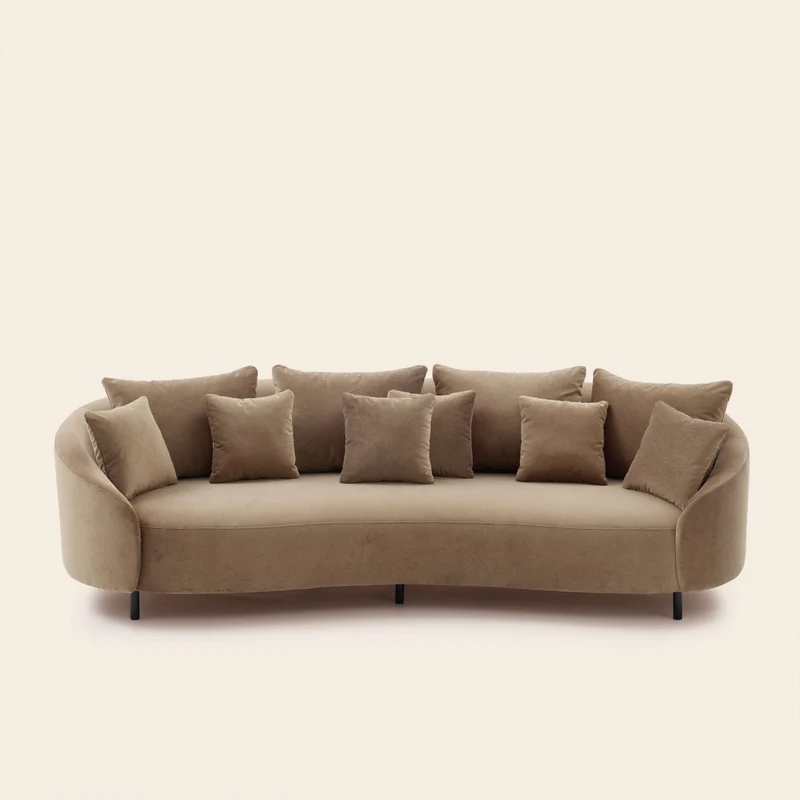 Canapé 3 places JULIKA opal beige chaud