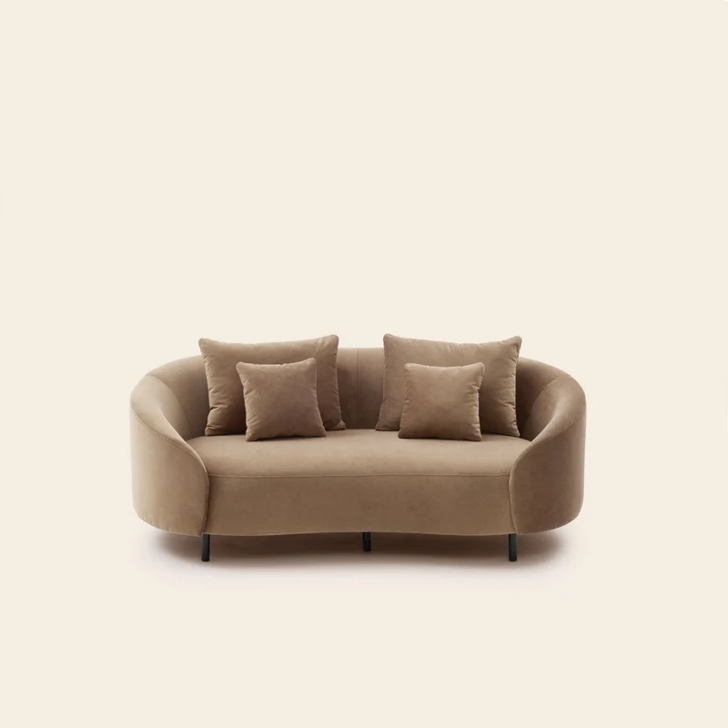 Canapé 2 places JULIKA opal beige chaud
