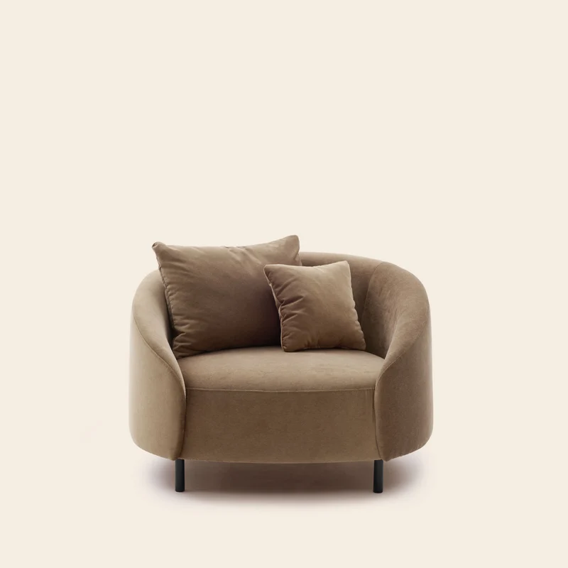 Fauteuil JULIKA opal beige chaud