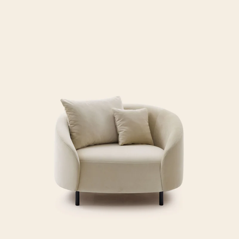 Fauteuil JULIKA opal sable doux