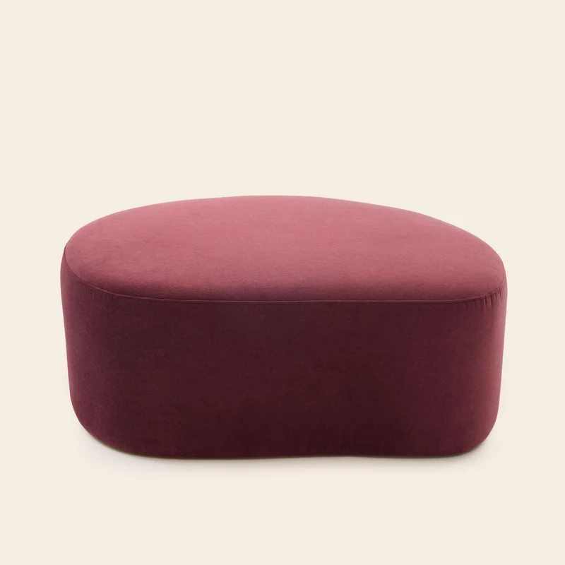 Pouf JULIKA opal aubergine douce