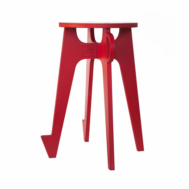 Stool ACHILLE Red