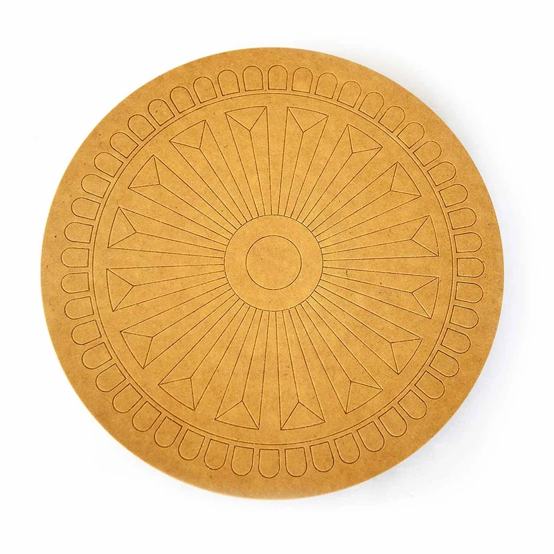 Lazy Susan and Revolving Centrepiece FORTUNATO Orange by Zag Design