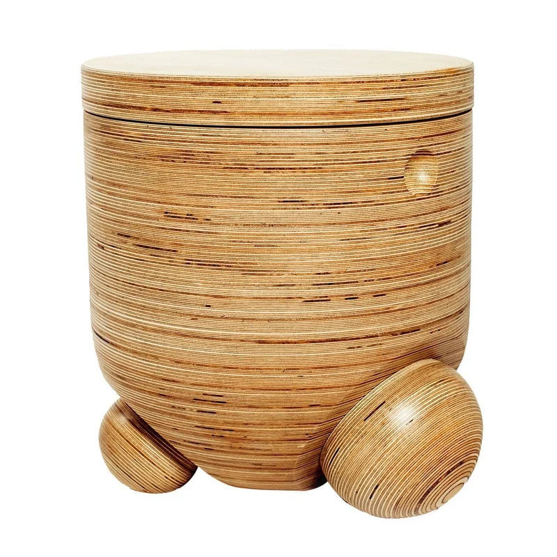 Container Stool in Birch GALA