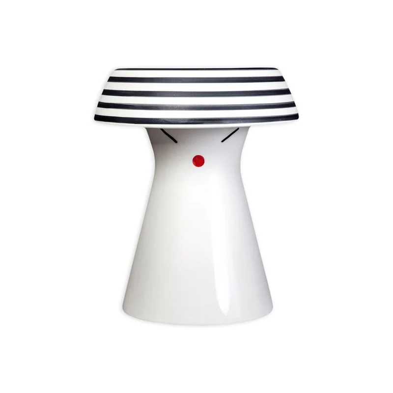 Ceramic Stool HOLLY Lines by Improntabarre