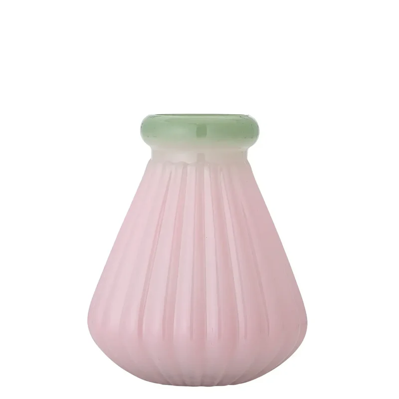 Vaas glas roze judith 20cm
