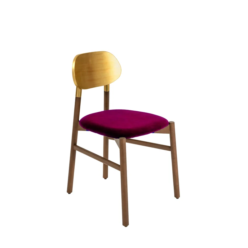 Upholstered Dining Chair BOKKEN Gold by Bellavista + Piccini for Colé Italia