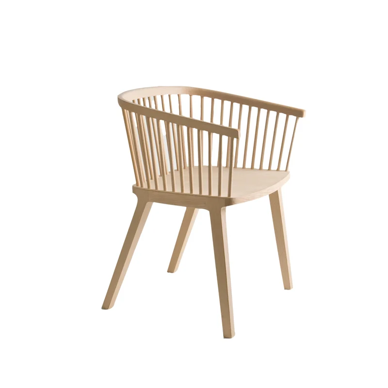 Wood Dining Chair SECRETO by Lorenz + Kaz for Colé Italia