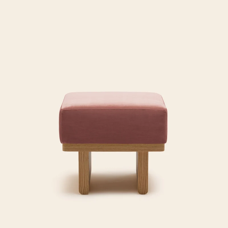 Tabouret ANCA dalila pêche rosé