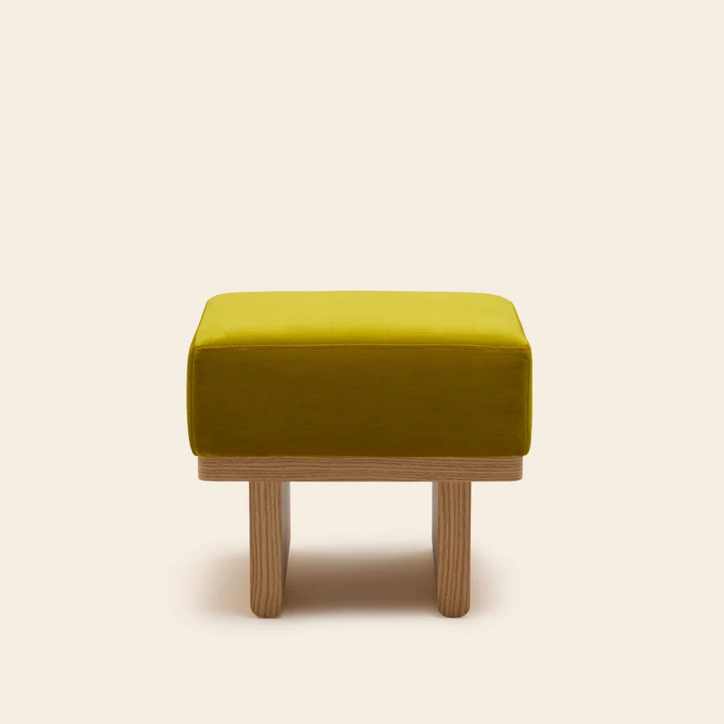 Tabouret ANCA dalila jaune sulfure