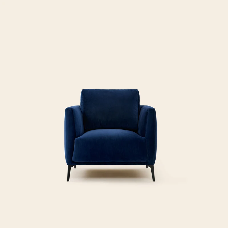 Fauteuil ODELLE dalila bleu nuit