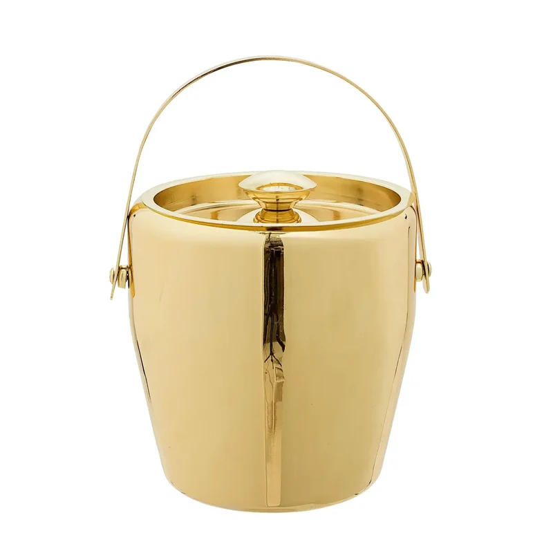 IJskoeler metaal goud 19cm