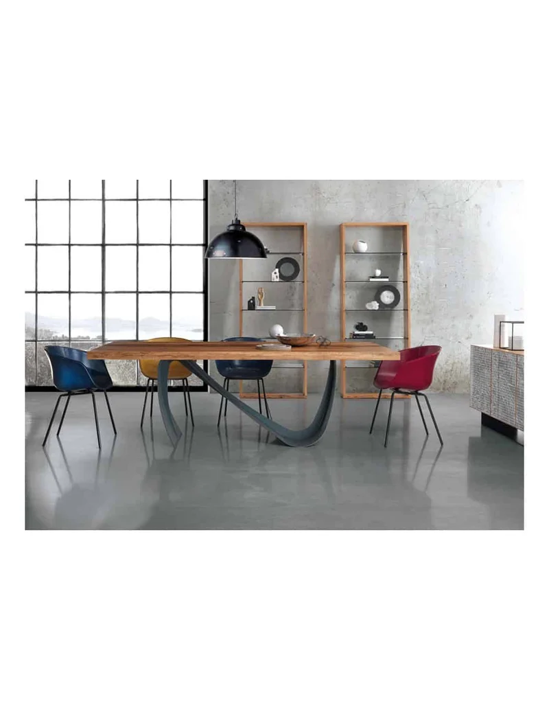 Tavolo FLEX in legno massello Legno Natural 240x100cm By Oliver B.