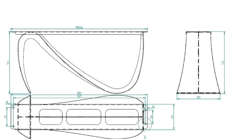 Tavolo FLEX in legno massello Legno Natural 240x100cm By Oliver B.