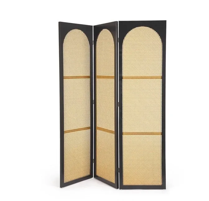 Paravento Arches nero 150x180h