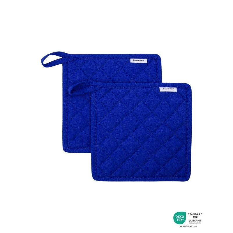 Pannenlappen Neat blauw