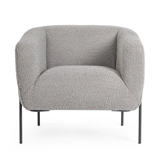 poltrona parigi grigio boucle'