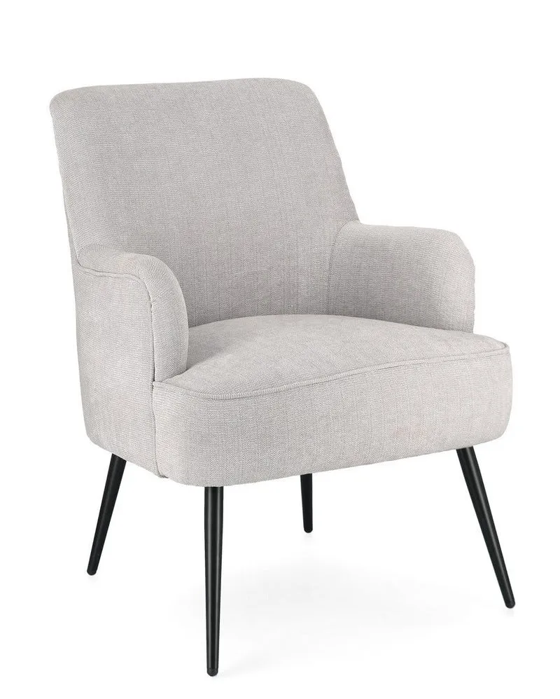 Poltrona Paloma grigio chiaro