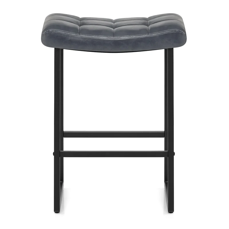 Sgabello Ecopelle Anticata - Jago Blu