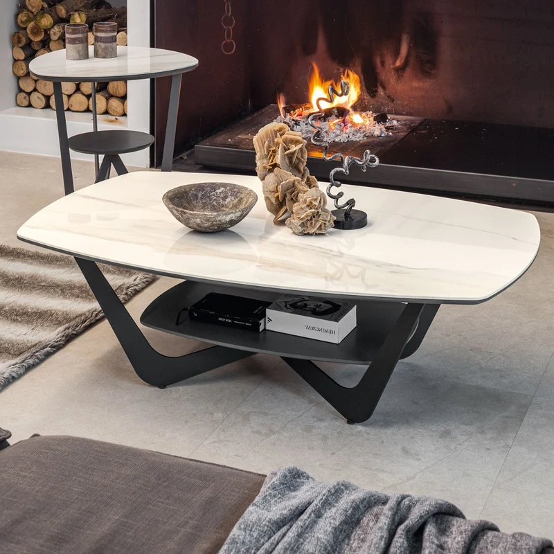 Rio 120 Ceramic Coffee Table by Compar