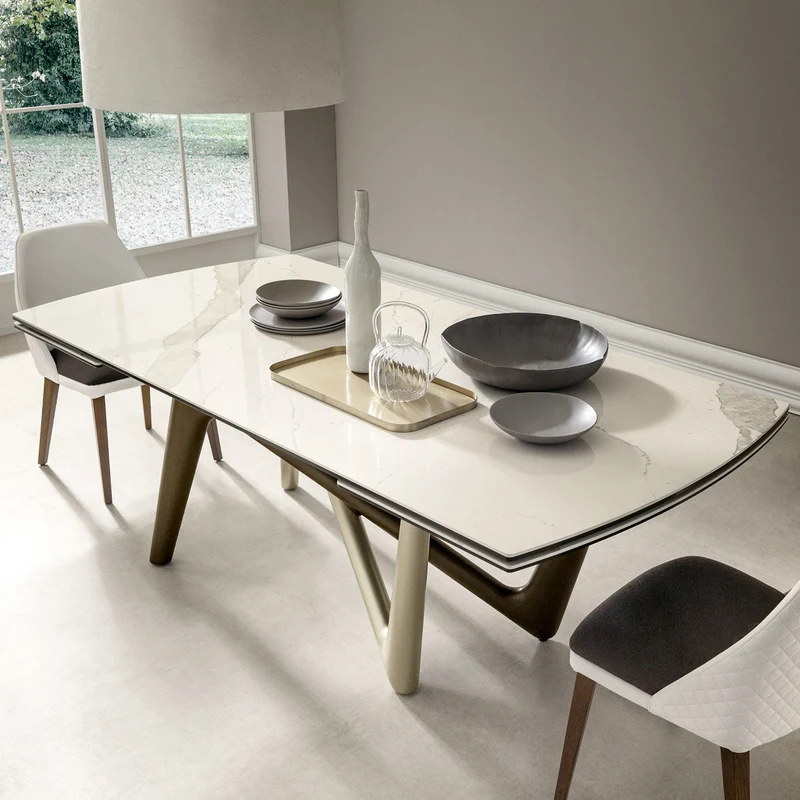 Esse Extending Dining Table – Compar | Italian Elegance & Versatile Design