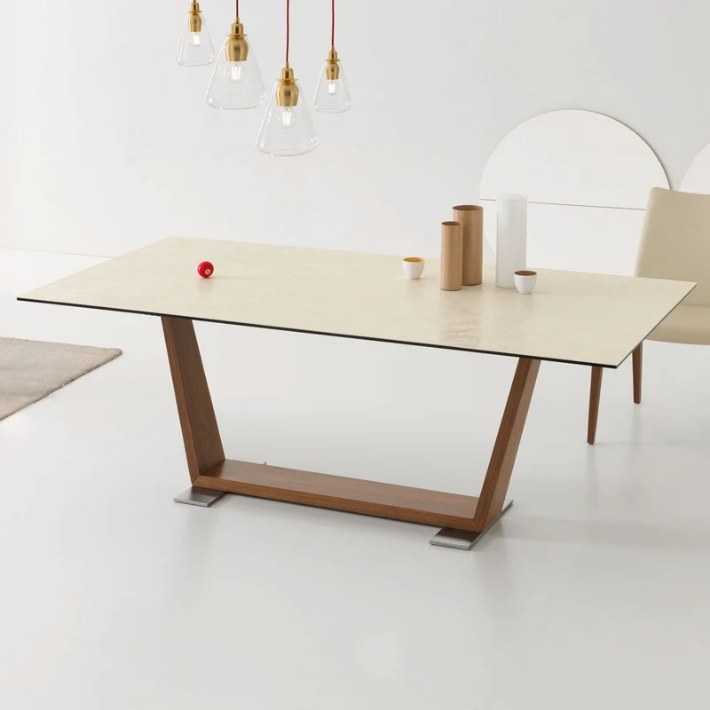 Oblique Dining Table – Compar | Italian Craftsmanship & Modern Elegance