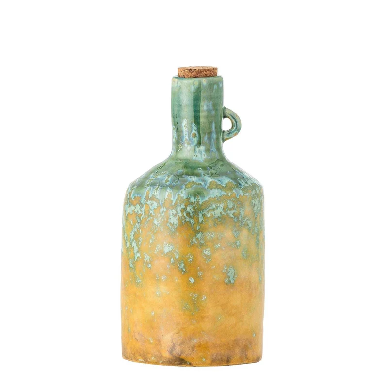 Oliefles aardewerk groen Yuma - 425ml