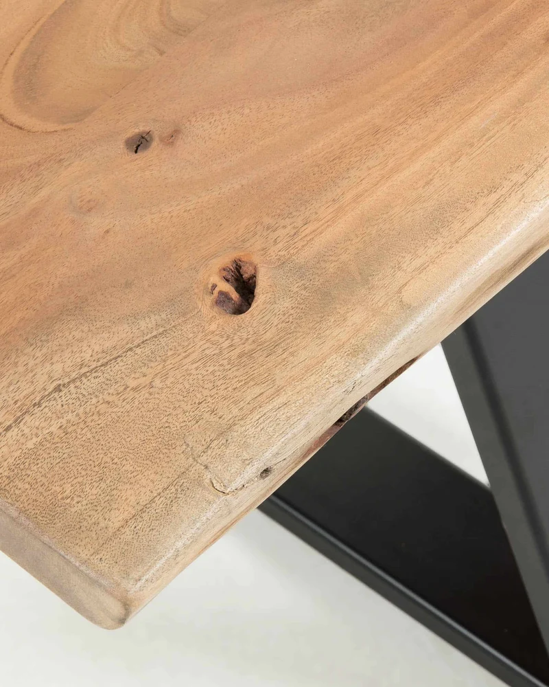 Panca ALARA 180x45x45 cm in legno massello di acacia