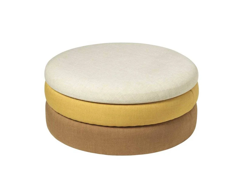 Pouf POND ocra 68xH30cm By Broste Copenhagen