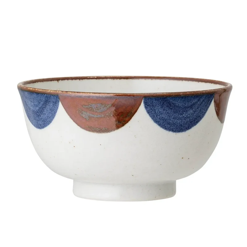 Schaal porselein blauw Camellia 8x16cm