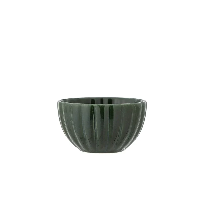 Schaal aardewerk groen Latina 9cm