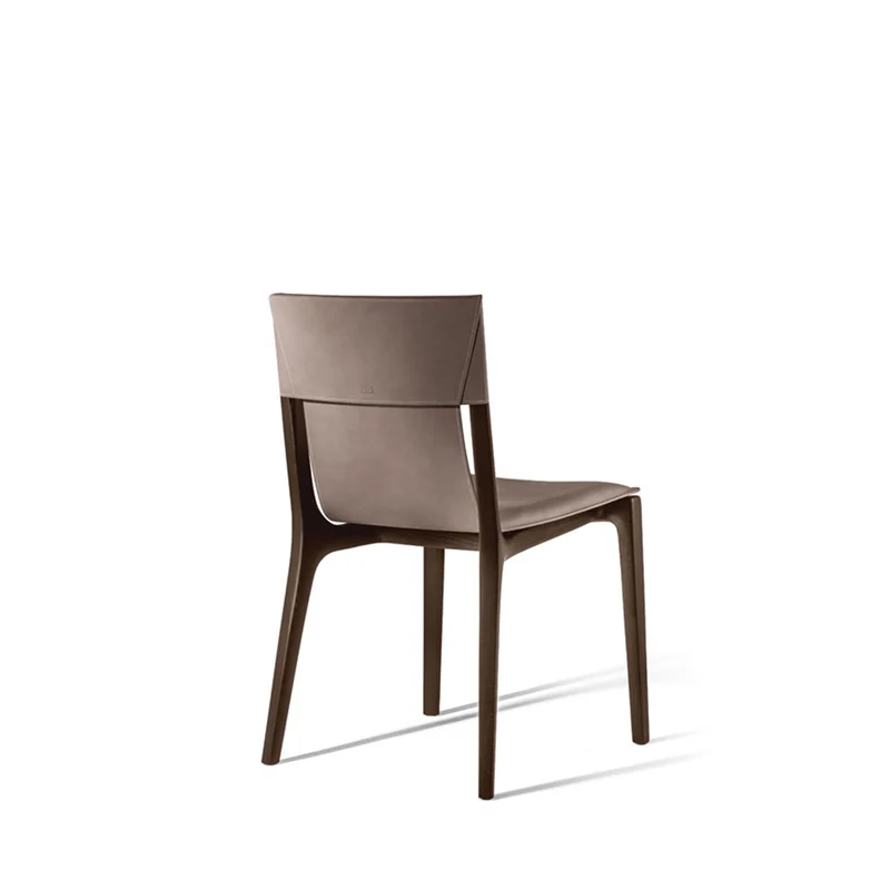 Leather Dining Chair ISADORA by Roberto Lazzeroni for Poltrona Frau