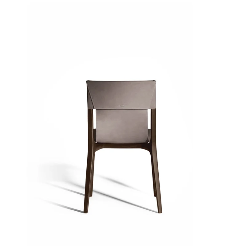 Leather Dining Chair ISADORA by Roberto Lazzeroni for Poltrona Frau