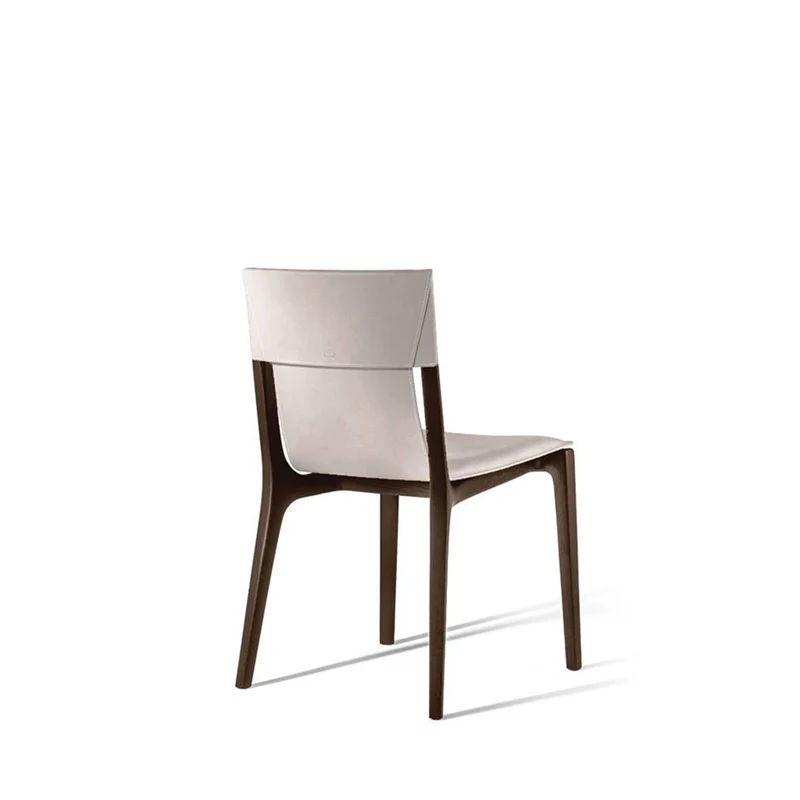 Leather Dining Chair ISADORA by Roberto Lazzeroni for Poltrona Frau