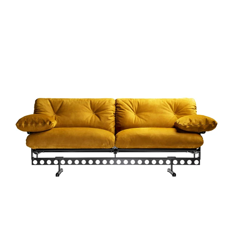 Leather Sofa OUVERTURE by Pierluigi Cerri for Poltrona Frau